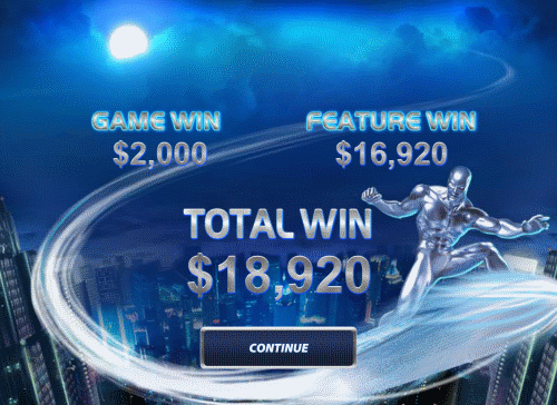 Φρουτακια Fantastic 4 free spin win